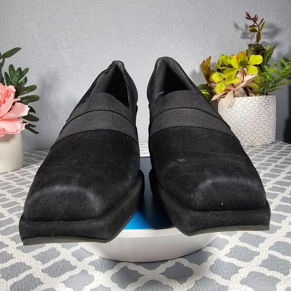 Stuart Weitzman Platform Wedge Heels Black Size 8